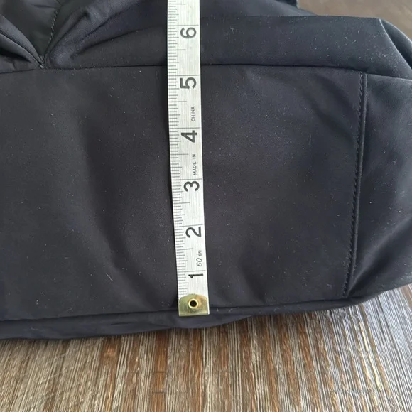 Tory Burch Marion black nylon crossbody messenger diaper bag - Picture 8 of 16